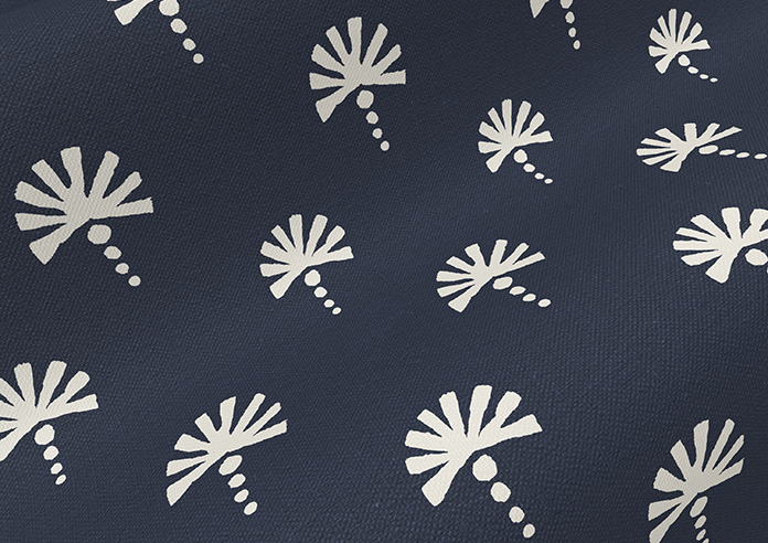 Hanalei, Blue Navy - Twist&Fit Roman Blind - Image 4